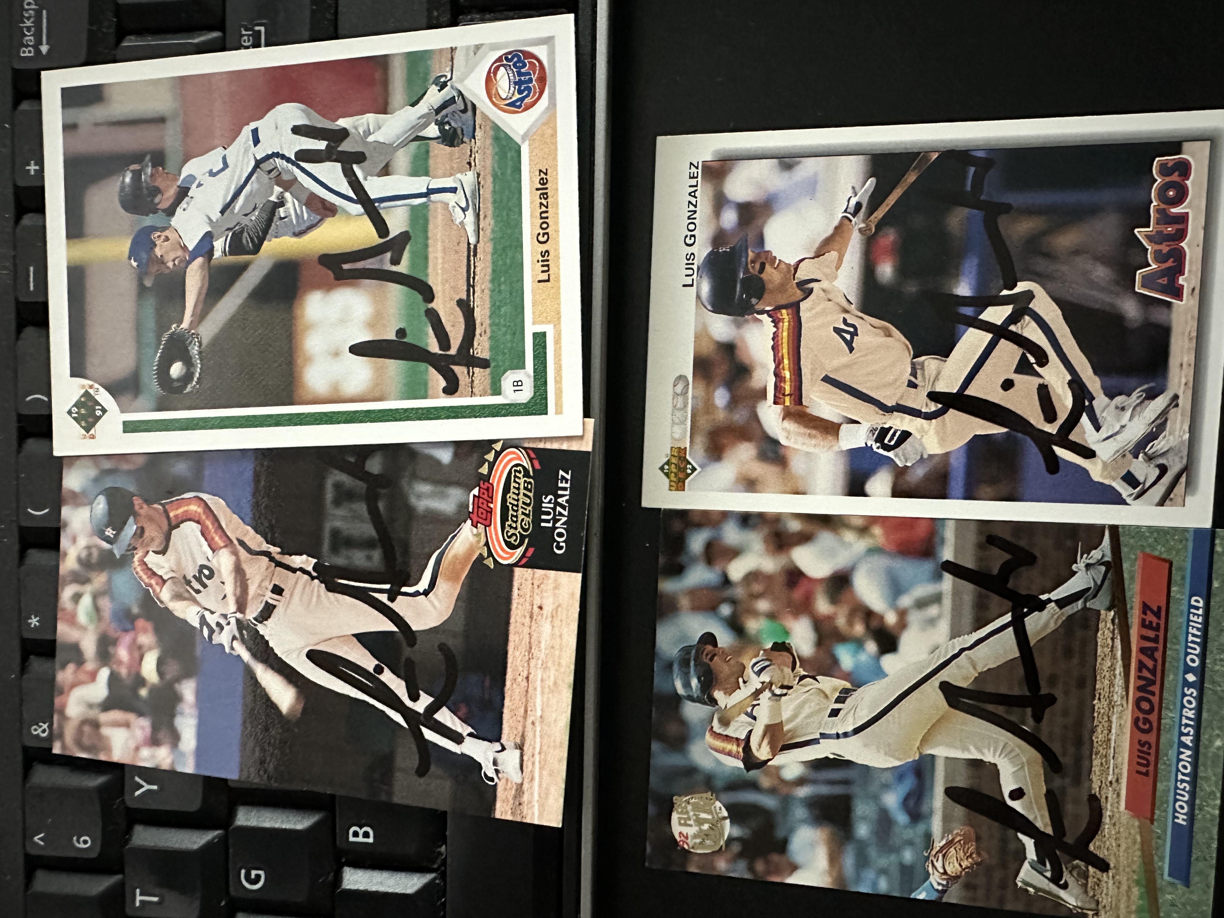 Through the mail autograph