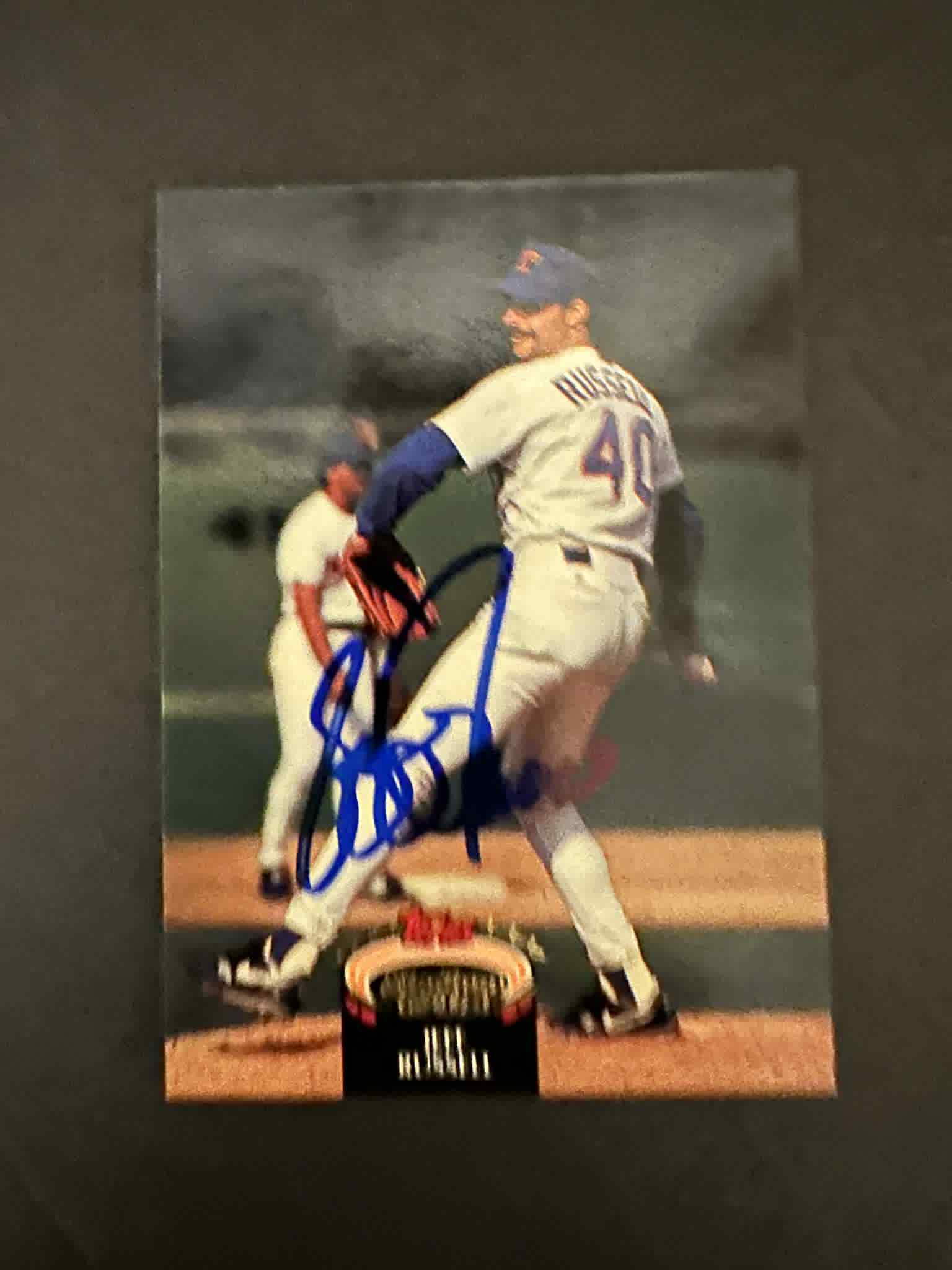 Through the mail autograph