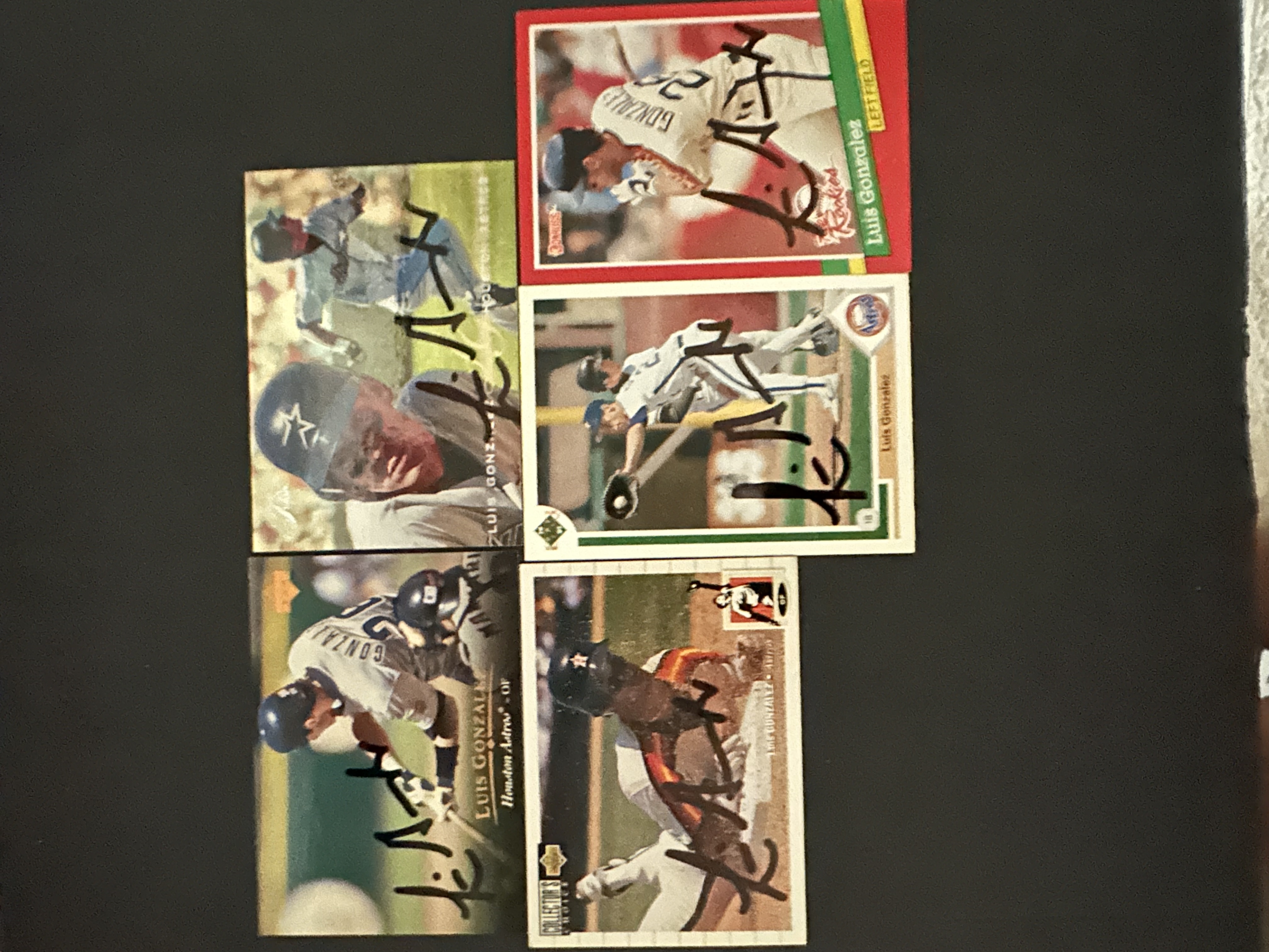 Through the mail autograph