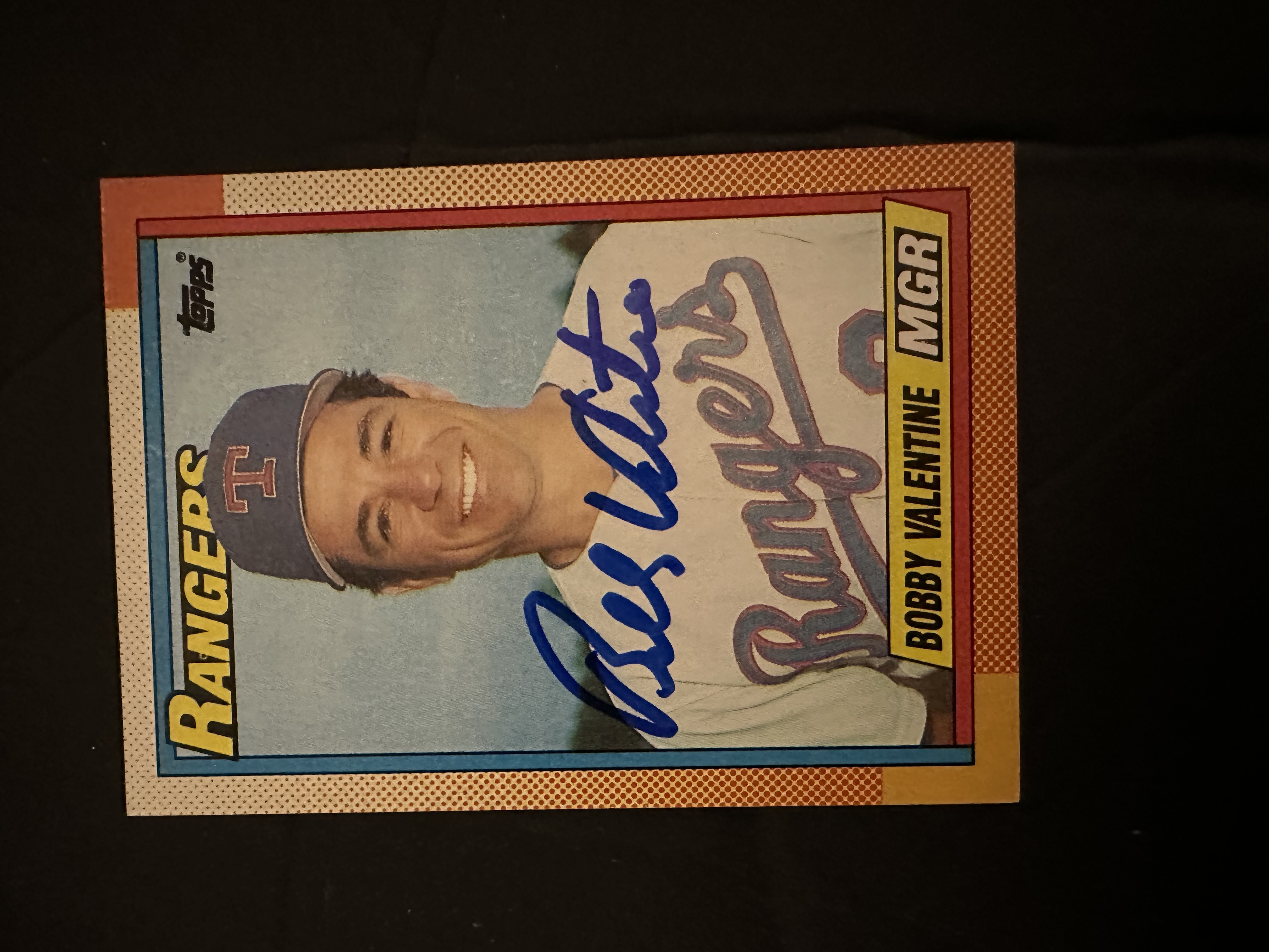 Through the mail autograph
