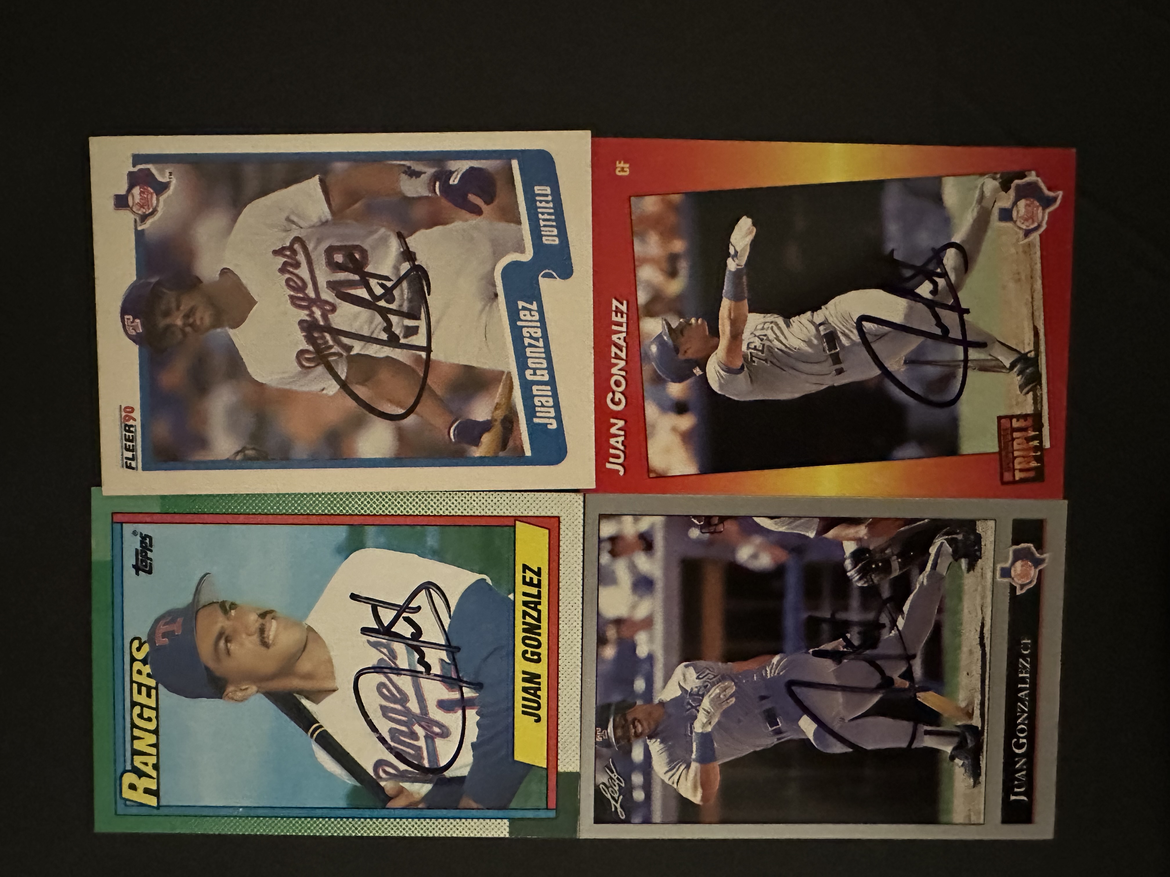 Through the mail autograph