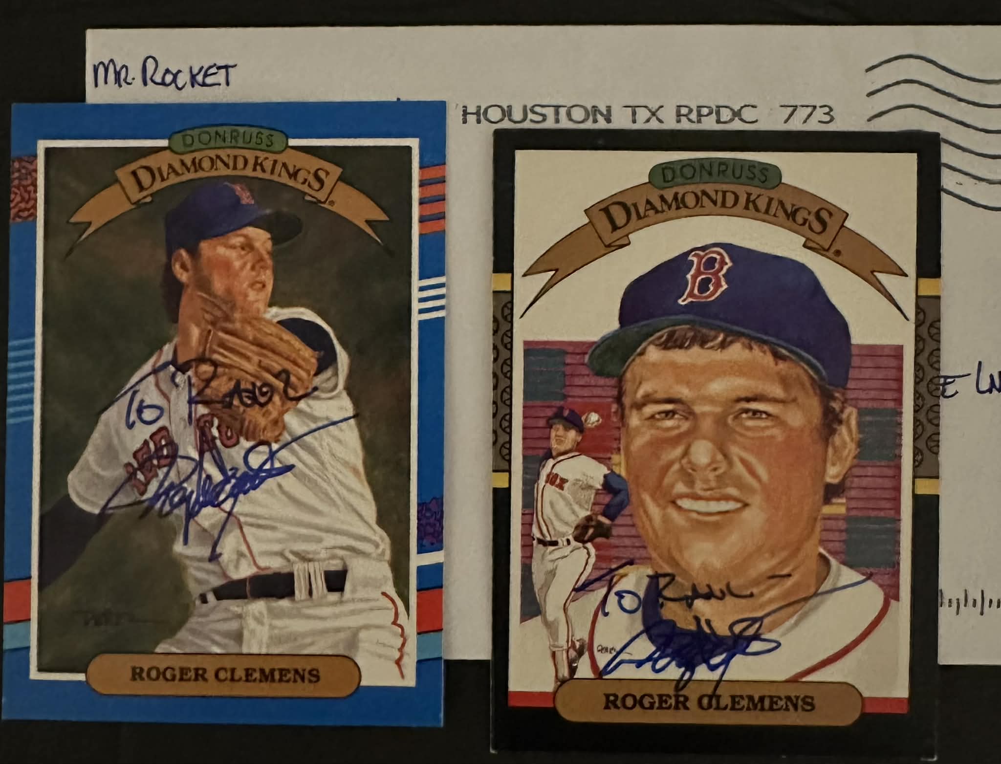 Through the mail autograph