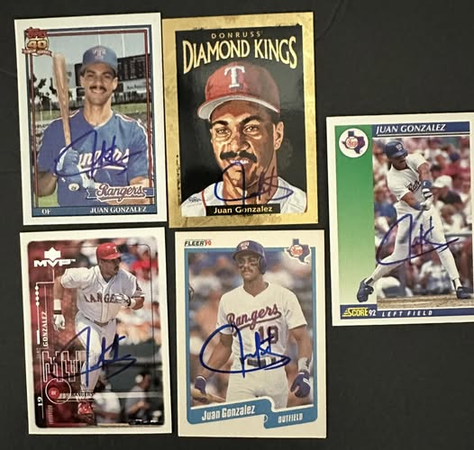 Through the mail autograph
