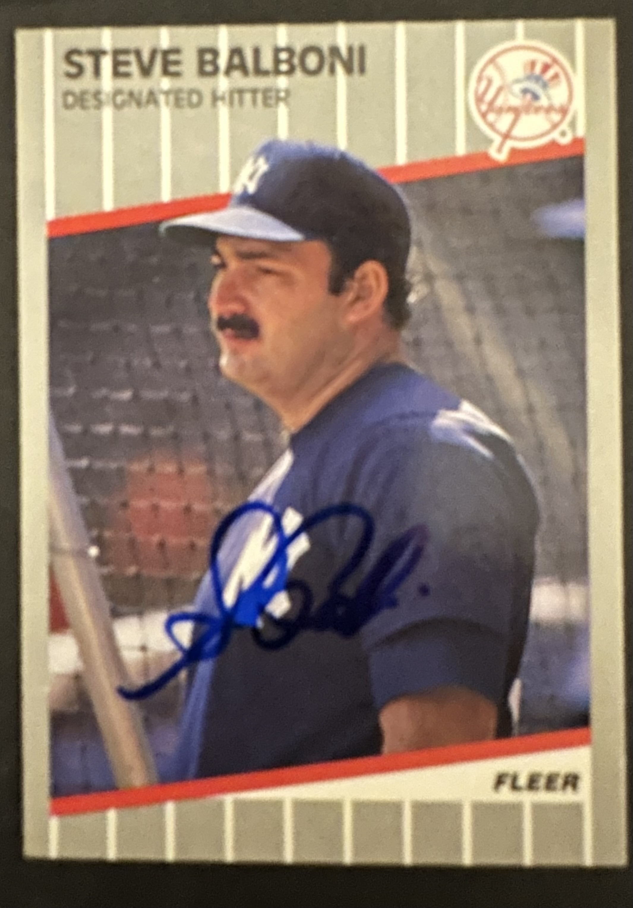 Through the mail autograph