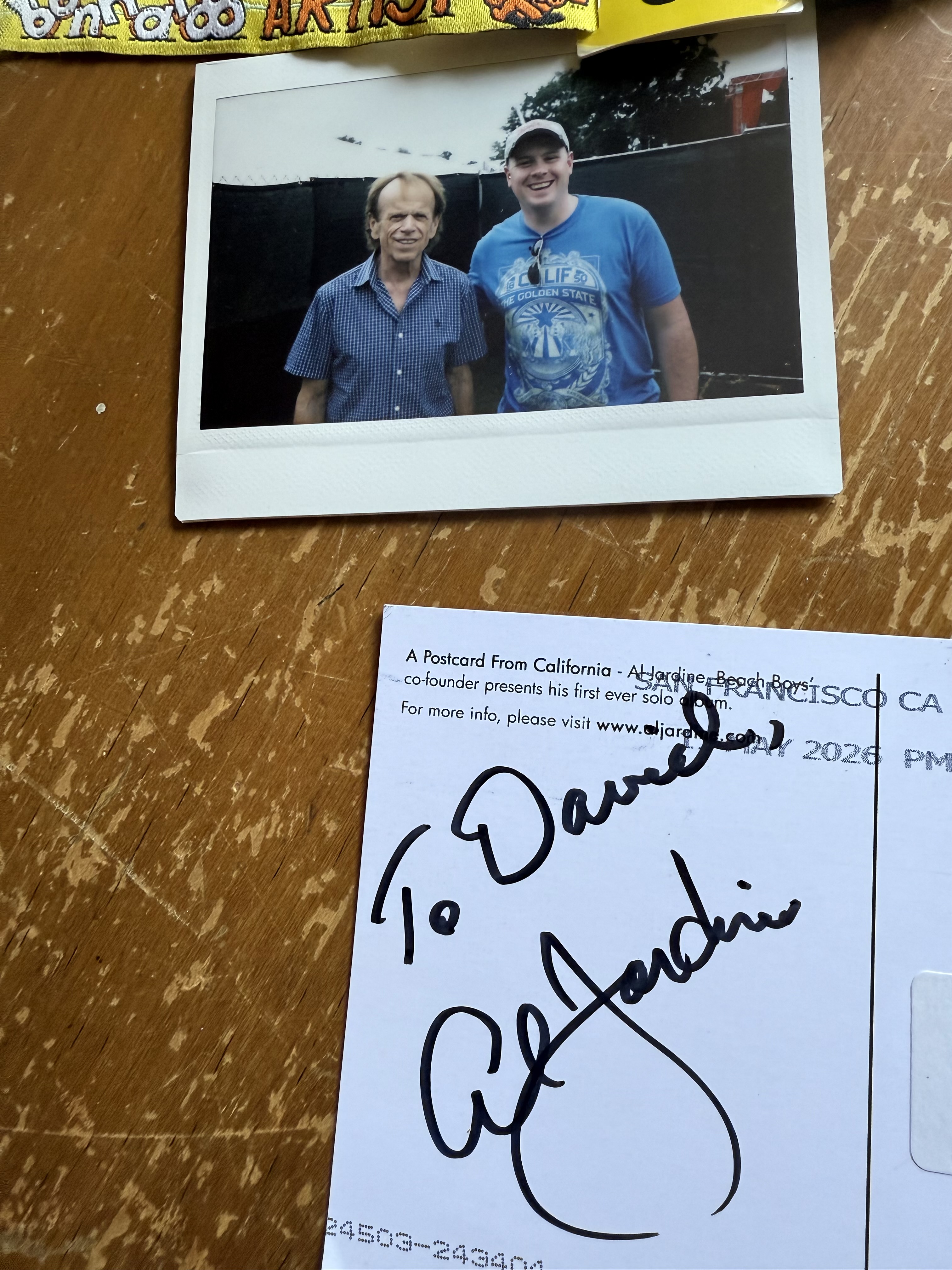 Signed card