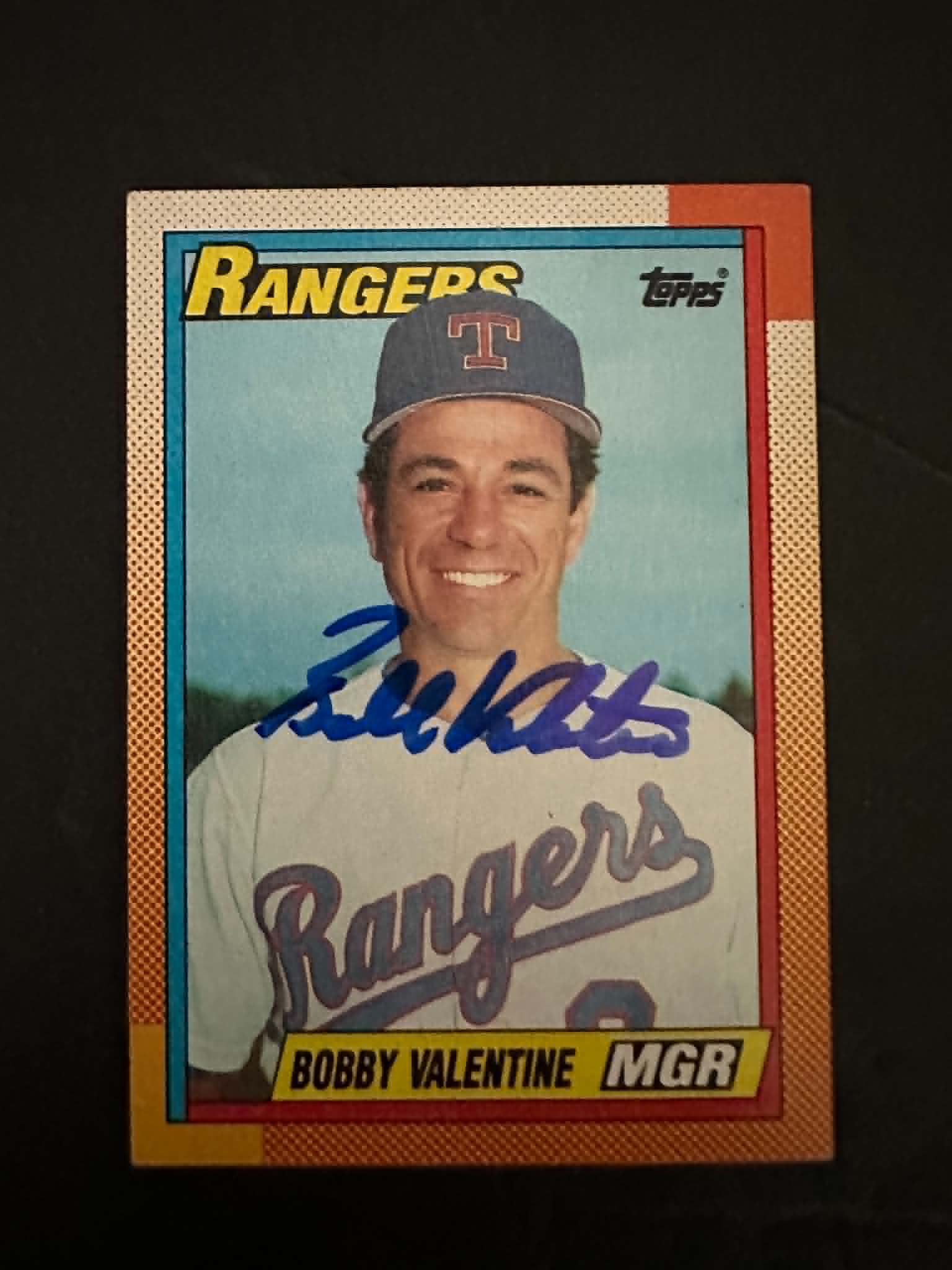 Through the mail autograph