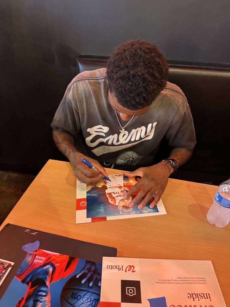 In person autograph